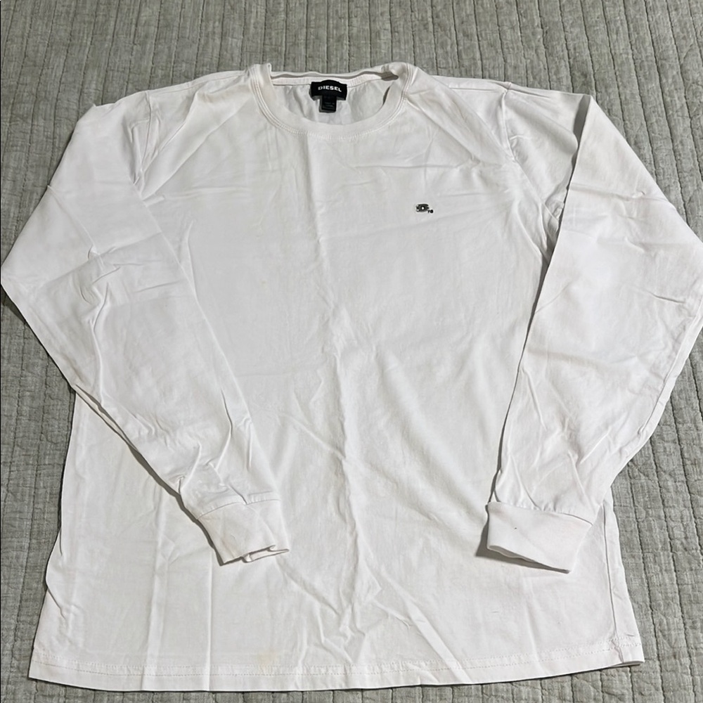 🔥🔥DIESEL White Long Sleeve Shirt